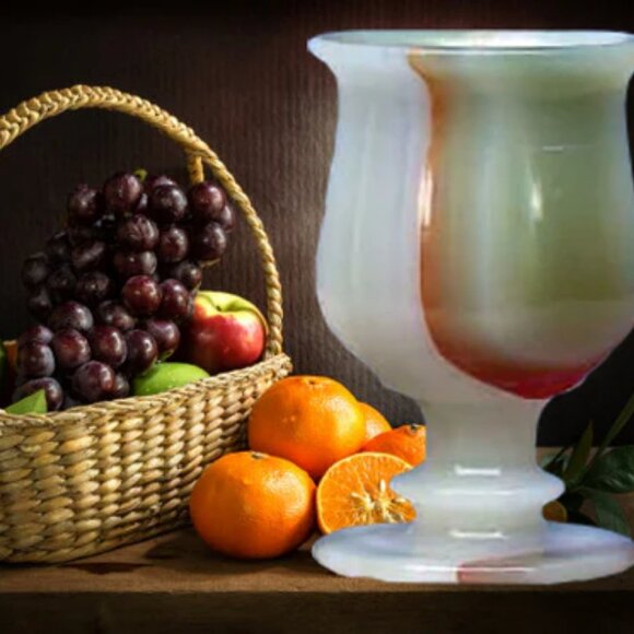 Marble / Onyx - Goblet / Glass - Picture 1 of 5